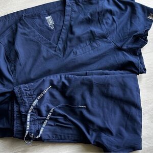 Men's Navy Joggers by FIGS
